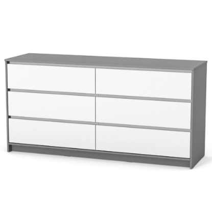 Comoda camera copii Rian Alb-Grafit 1750